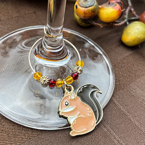 Thanksgiving Wine Charms