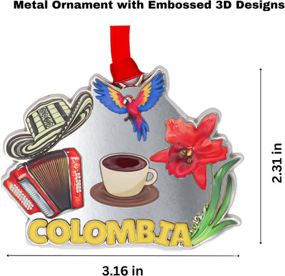 Colombia Christmas Ornament
