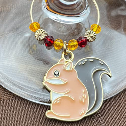 Thanksgiving Wine Charms