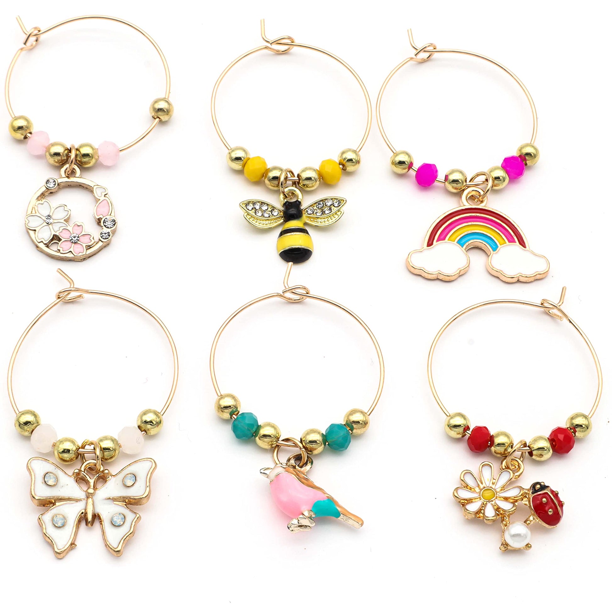 Spring Wine Charms