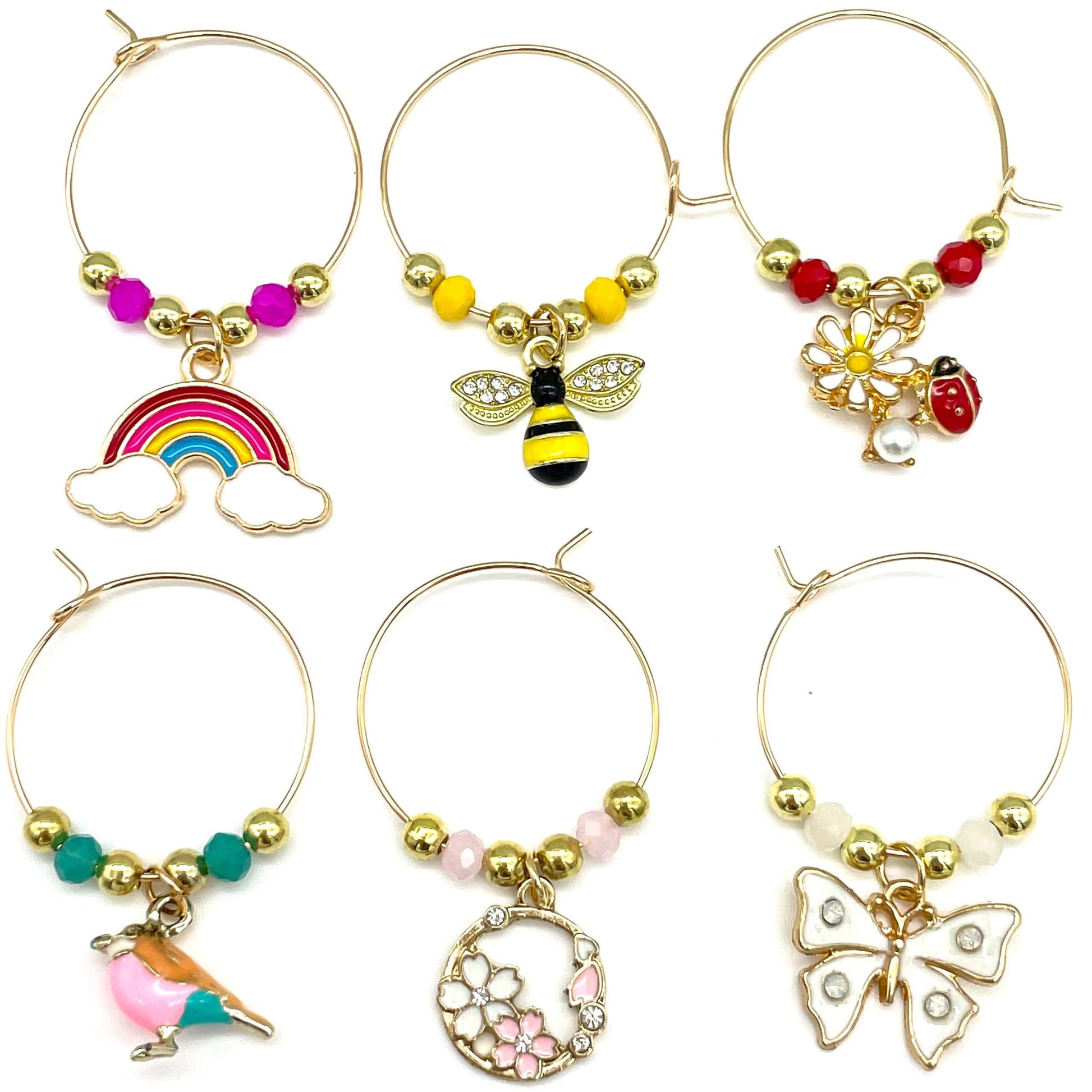 Spring Wine Charms