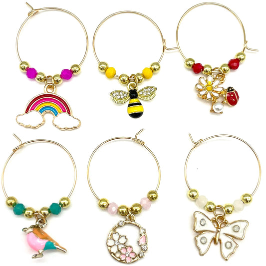 Spring Wine Charms