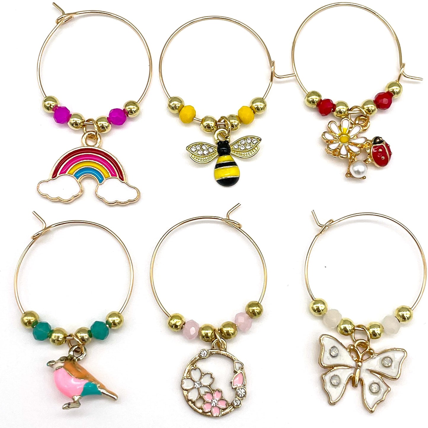 Spring Wine Charms