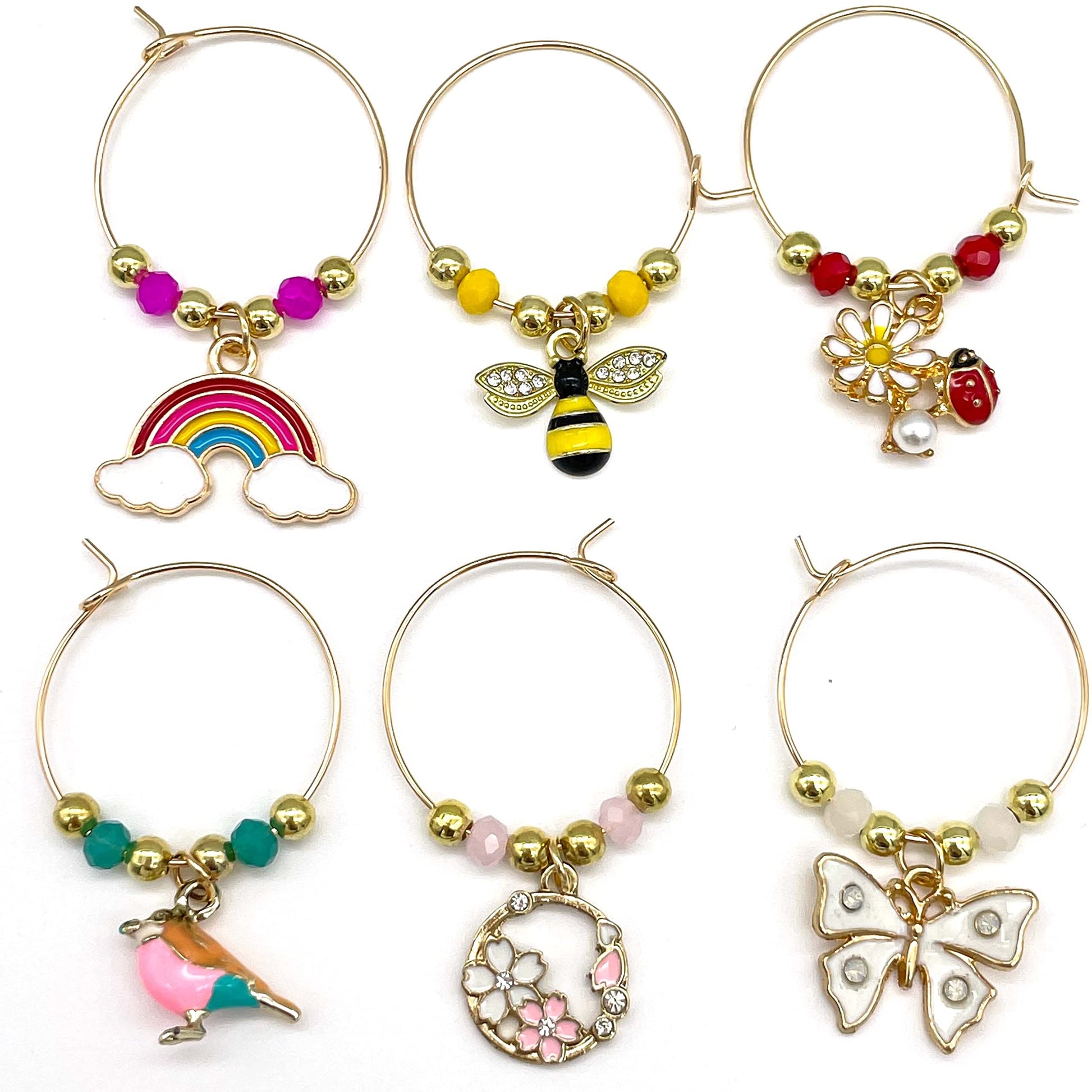 Spring Wine Charms