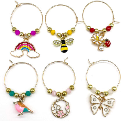 Spring Wine Charms